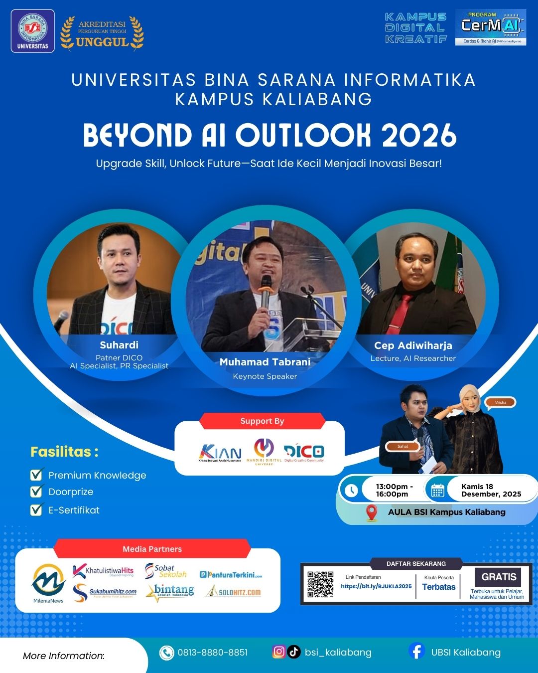 BEYOND AI OUTLOOK 2026 - Upgrade Skill, Unlock Future—Saat Ide Kecil Menjadi Inovasi Besar!