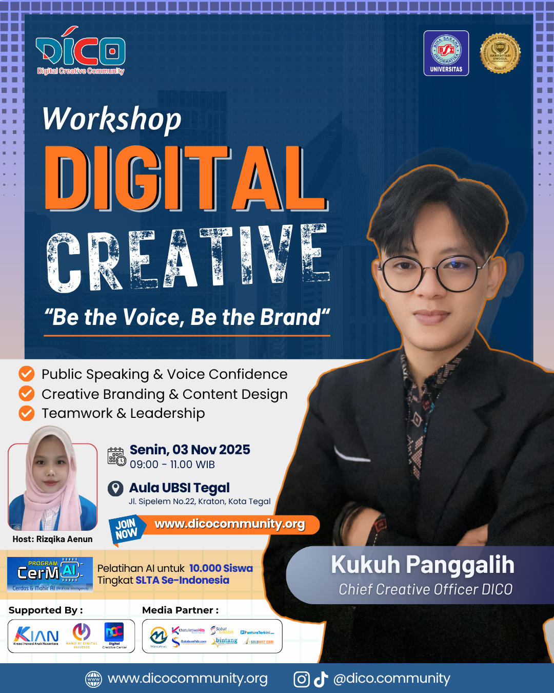 Workshop Digital Creative: Be the Voice, Be the Brand