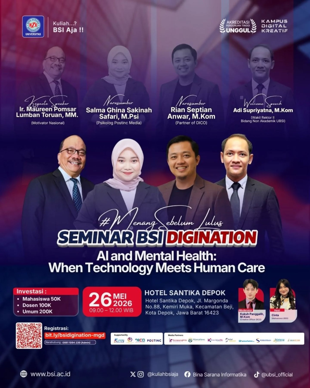 SEMINAR BSI DIGINATION #Menang Sebelum Lulus